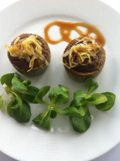 Flanes De Champiñones