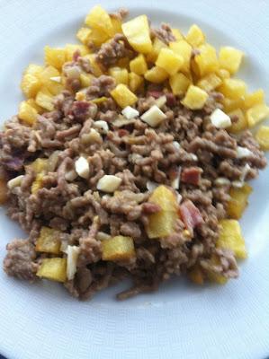 Picadillo De Carnes Con Patatitas En Dados