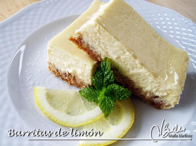 Recetas Dukan: Barritas de Limón