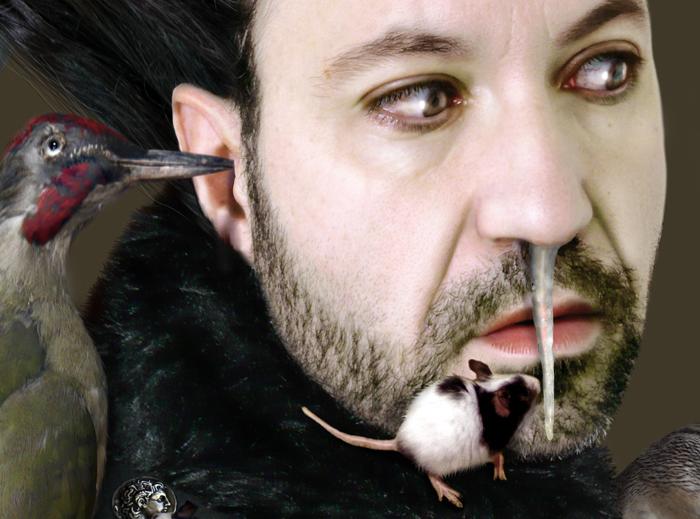 Tea time. Fotomontaje.