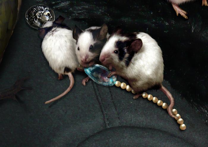 Tea time. Fotomontaje.