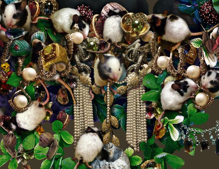 Tea time. Fotomontaje.