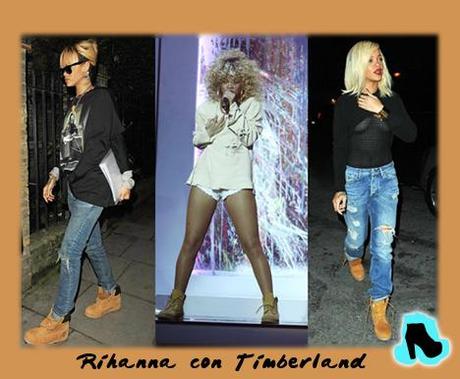 Rihanna timberland