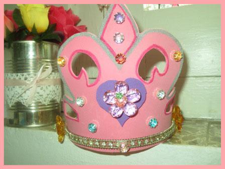Diadema para disfraz de princesa