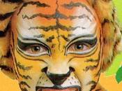 Maquillaje carnaval tigre