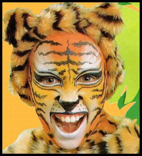 MAQUILLAJE DE CARNAVAL DE TIGRE Maquillaje paso a paso de tigre niños