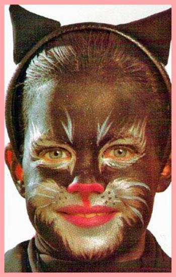 Maquillaje paso a paso de gato niños