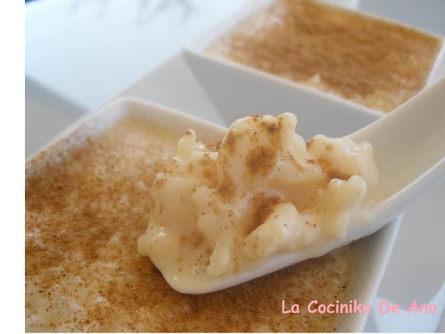 Arroz con leche muy cremoso