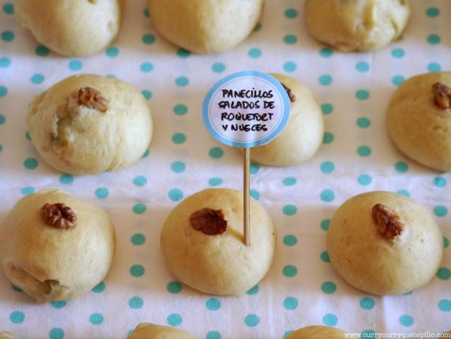 Panecillos de roquefort y nueces
