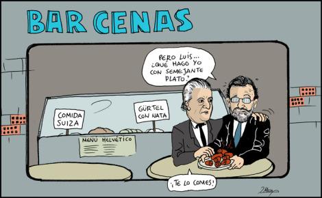 BARCENAS Y RAJOY_ vineta_a partir de una idea de un lector