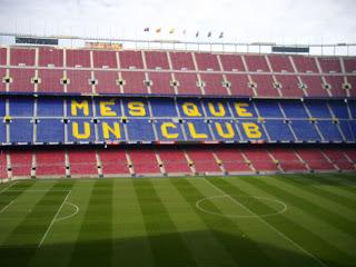 Estadio de futbol Camp Nou (Barcelona)