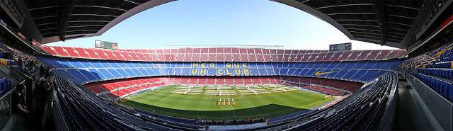 Estadio de futbol Camp Nou (Barcelona)
