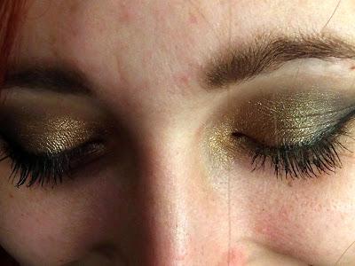 The make-up she did to me