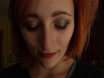 The make-up she did to me