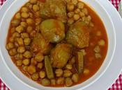 Potaje garbanzos alcachofas