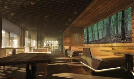 A-cero presenta un proyecto de interiorismo para el restaurante Aspen de Madrid