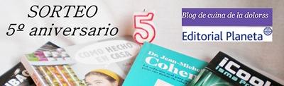Cumpleaños. Cumpleblog ¡5 años ya! . SORTEO E. Planeta
