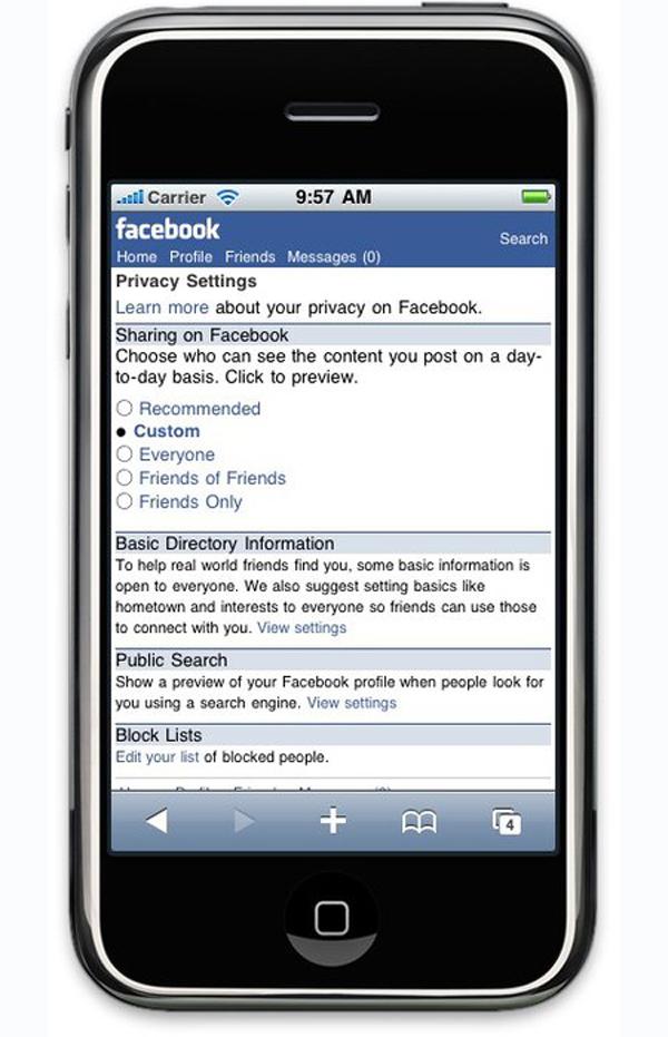 Los usuarios prefieren Facebook en el móvil