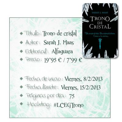 Primera lectura conjunta Entre Geckos; ¡leamos Trono de Cristal!