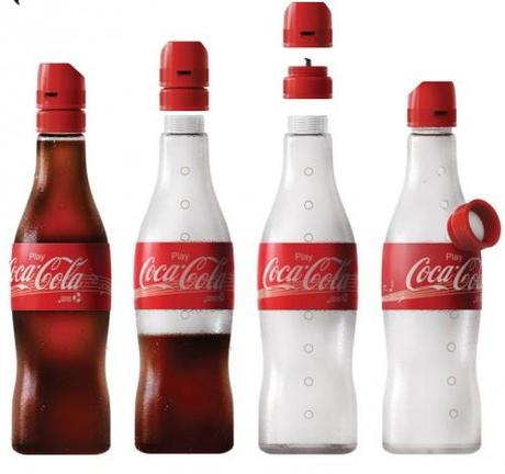 Botellas Flauta de Coca Cola