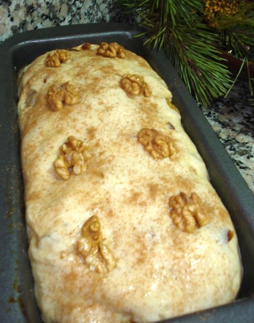 Julekage danés: pan dulce con frutas