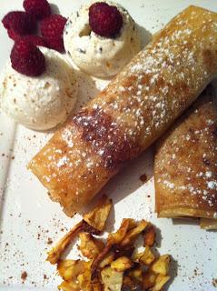 Rollitos Brick De Manzana Con Naranja Y Canela