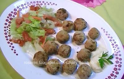 BOLITAS DE JAMON Y QUESO