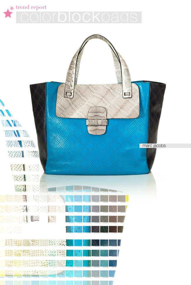 trend report... color block bags