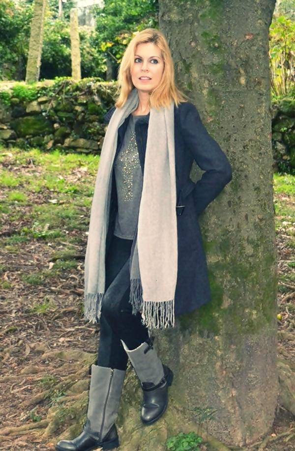 Studded Grey Sweater