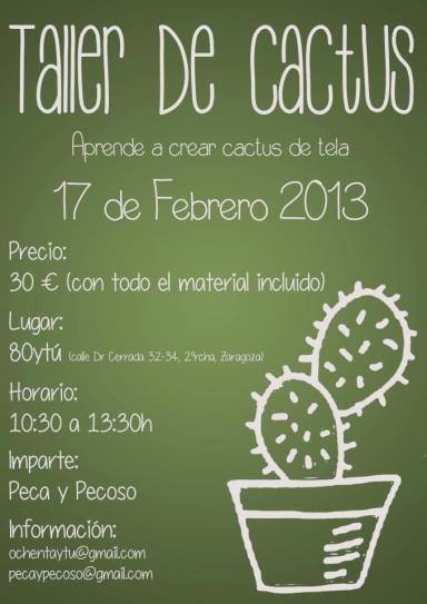 Cursos y talleres en febrero en Zaragoza