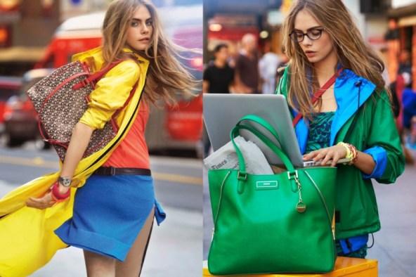 Cara Delevingne para  DKNY Primavera 2013.