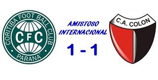 2013 - Coritiba FC: 1 - CA Colón: 1