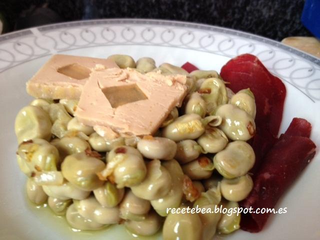 Habitas baby LETICIA con foie y cecina