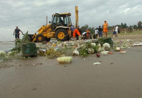 Umbandistas y Matriz Afro del Uruguay convocaron a limpiar las playas hoy