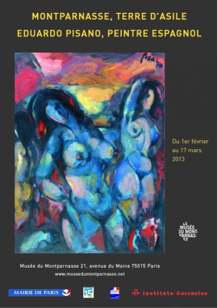 El pintor cántabro Eduardo Pisano regresa a Montparnasse