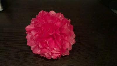 DIY: Pompón de papel de seda