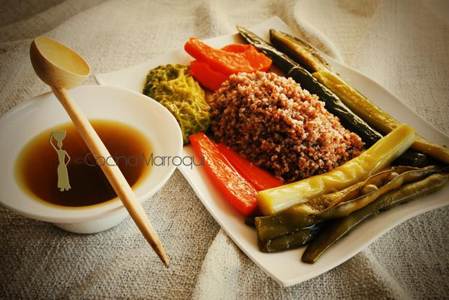 Bulgur siete verduras {Cocina Sefardí]