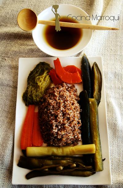 Bulgur siete verduras {Cocina Sefardí]