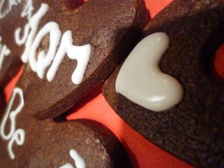 Galletas con mensaje para San Valentin