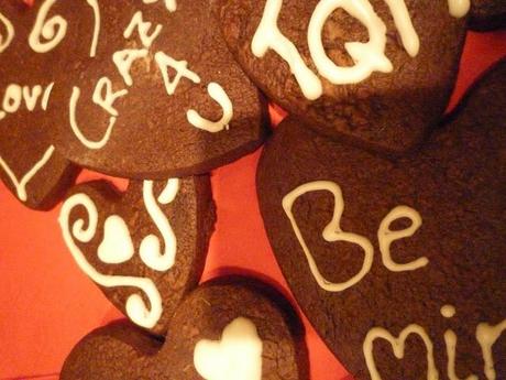 Galletas con mensaje para San Valentin