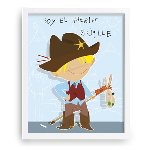 Cuadros infantiles con nombre