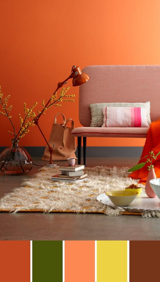 Deco-inspiración en naranja.