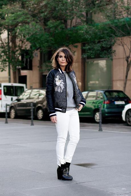 Embroidered Varsity Jacket