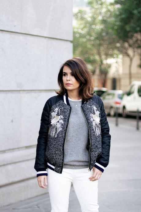 Embroidered Varsity Jacket