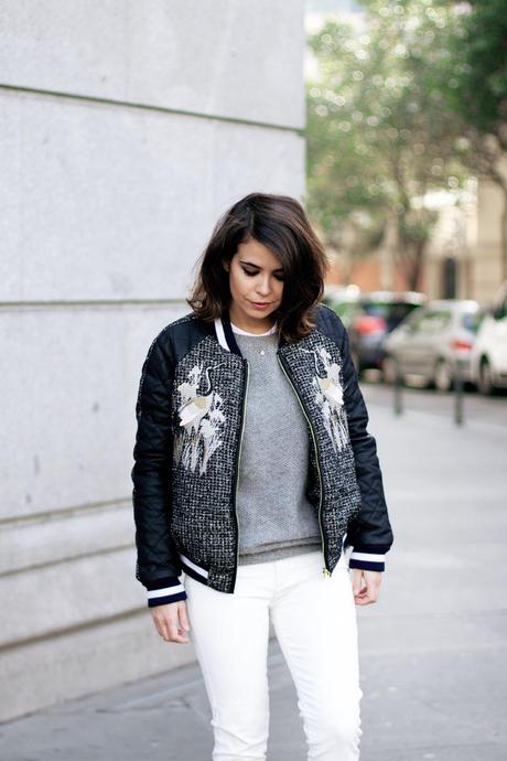 Embroidered Varsity Jacket