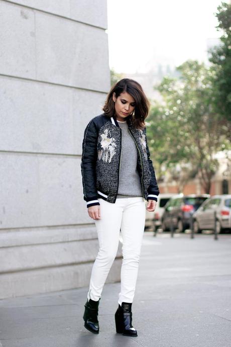 Embroidered Varsity Jacket