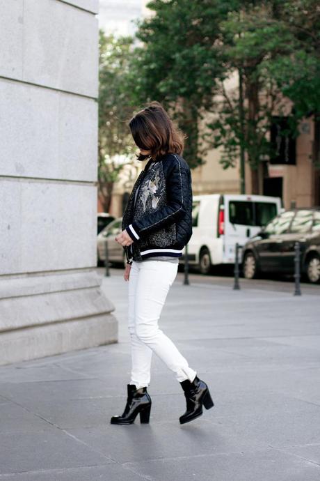 Embroidered Varsity Jacket