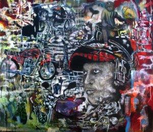 S/T. César Vásquez. 120 x 130. Acrílico.