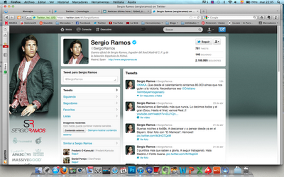 Los tweets de los Jugadores del Madrid