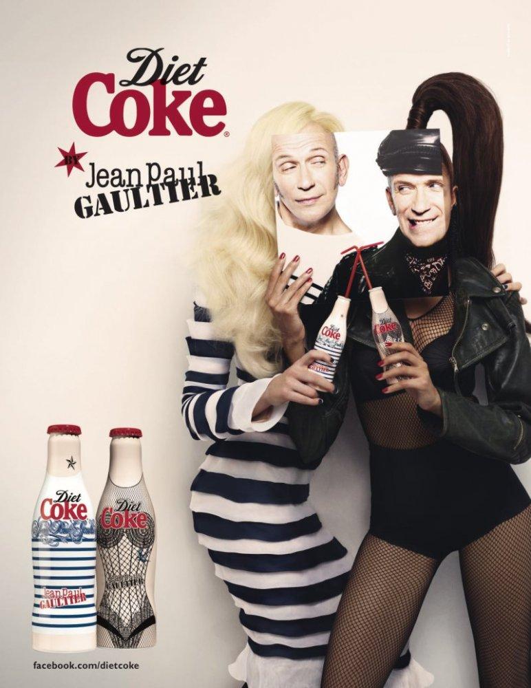 Jean Paul Gaultier is diet coke
